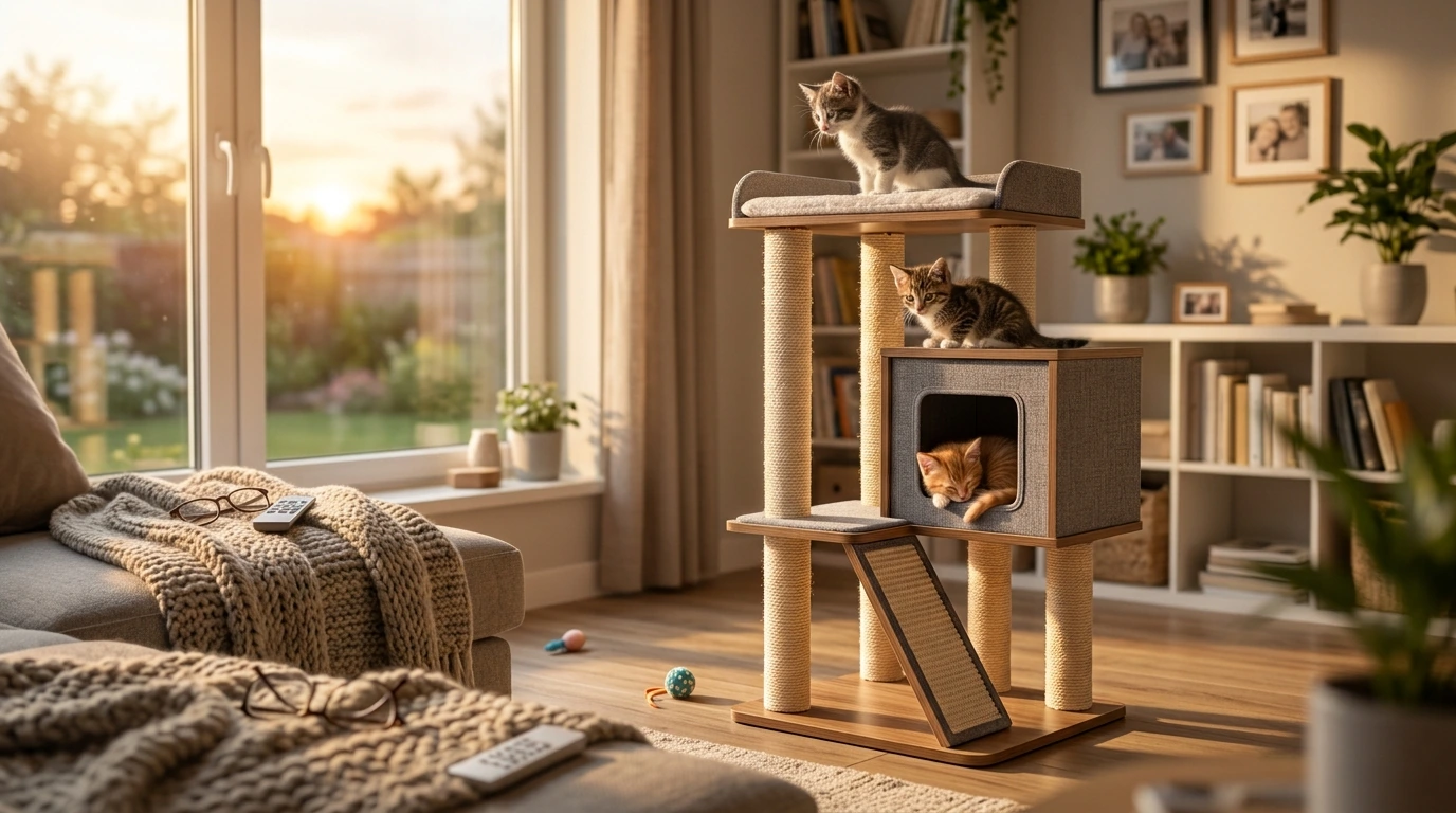 Best Cat Tree for Kittens: Safe, Stable, and Compact